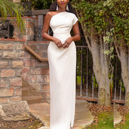Freya | Elegantes asymmetrische Abendkleid